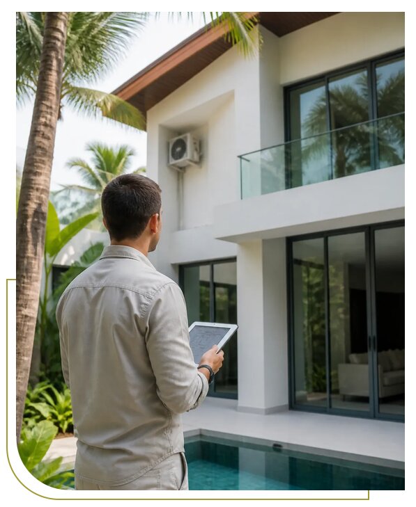 Техническая инспекция виллы на Пхукете для клиентов из Ахтубинска